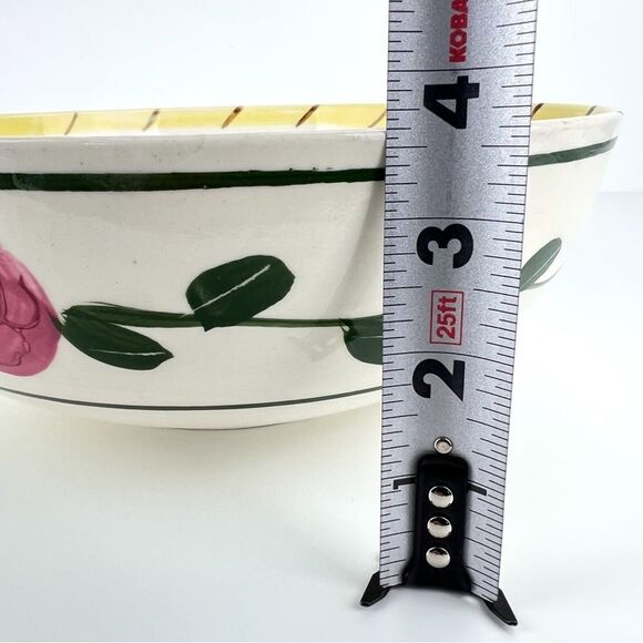 Pennsylvania Folk Art Dutch Mixing Salad Bowl Hand-Painted Vintage made In Japan - Picture 8 of 8